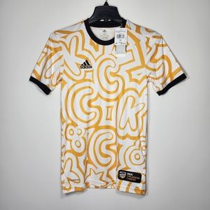 New! Adidas Kick Children's Cancer Pre-Match Soccer Jersey || Men's Size: X-Sm